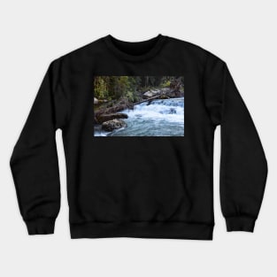 Kananaksis Waterfall. Crewneck Sweatshirt